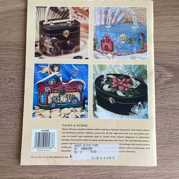PAINT-A-PURSE BOOK By LEISURE ARTS - Picture 2 of 8